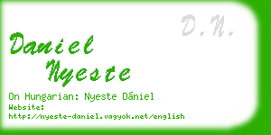 daniel nyeste business card