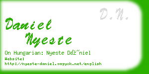 daniel nyeste business card